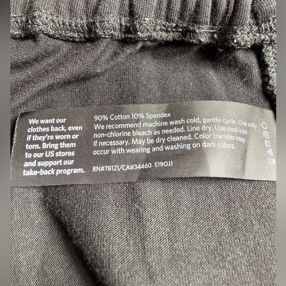 Eileen Fisher Black Cotton Blend Sleeveless Wide Leg Cropped Jumpsuit - Picture 12 of 15